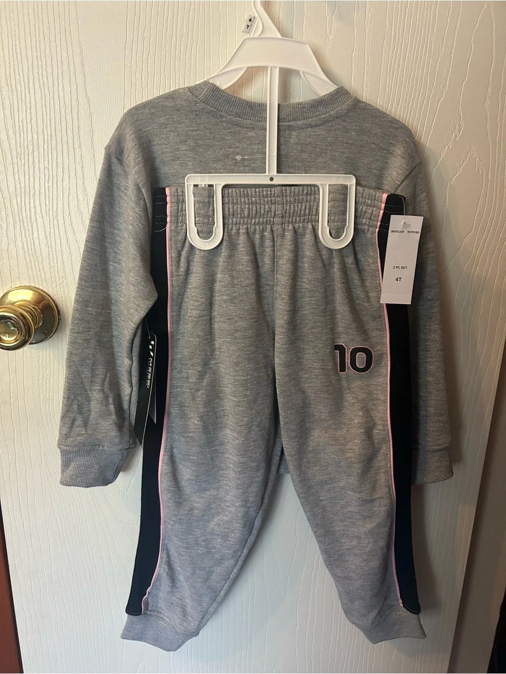 Lionel Messi Kids Grey Matching Sweatshirt & Jogger Set